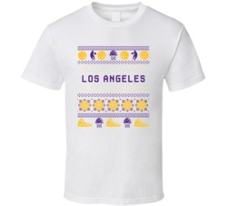 Los Angeles Basketball Ugly Sweater 8bbit Pixel Art T Shirt Los Angeles Basketball Ugly Sweater 8bbit Pixel Art T Shirt