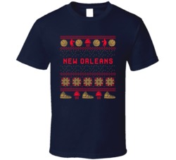 New Orleans Basketball Ugly Sweater 8bbit Pixel Art T Shirt New Orleans Basketball Ugly Sweater 8bbit Pixel Art T Shirt