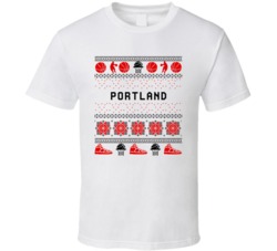Portland Basketball Ugly Sweater 8bbit Pixel Art T Shirt Portland Basketball Ugly Sweater 8bbit Pixel Art T Shirt