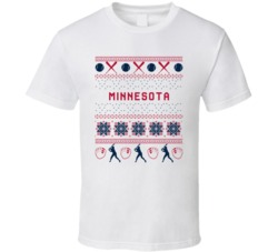 Minnesota Baseball Ugly Sweater 8bit Pixel Art Fan T Shirt