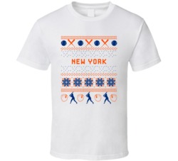 New York Nym Baseball Ugly Sweater 8bit Pixel Art Fan T Shirt