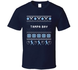 Tampa Bay Baseball Ugly Sweater 8bit Pixel Art Fan T Shirt
