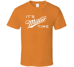 It's Von Miller Time Beer Parody Logo Fan T Shirt It's Von Miller Time Beer Parody Logo Fan T Shirt
