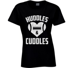 Huddles And Cuddles Cute Football T Shirt Huddles And Cuddles Cute Football T Shirt