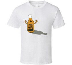 Beer Makes Me Hoppy Funny Cute Boozey T Shirt Beer Makes Me Hoppy Funny Cute Boozey T Shirt