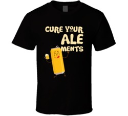 Cure Your Alements Funny Boozey Beer T Shirt Cure Your Alements Funny Boozey Beer T Shirt