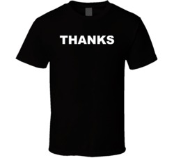 Thanks Celeberity Template T Shirt Thanks Celeberity Template T Shirt