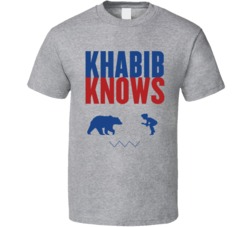 Khabib Knows Bear Fight T Shirt Khabib Knows Bear Fight T Shirt