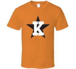 Huston Baseball K Strike Out Fan T Shirt