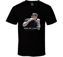Khabib Nurmagomedov Send Me Location Fighter Fan T Shirt Khabib Nurmagomedov Send Me Location Fighter Fan T Shirt
