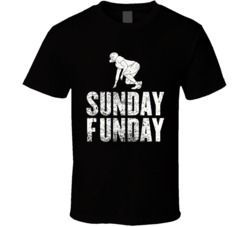 Sunday Funday Football Fan Distressed T Shirt Sunday Funday Football Fan Distressed T Shirt