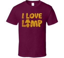 I Love Lamp Anchorman Brick Funny Movie T Shirt I Love Lamp Anchorman Brick Funny Movie T Shirt
