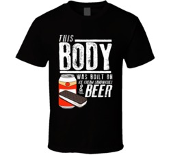 This Body Was Built On Ice Cream Sandwiches And Beer Funny Food T Shir This Body Was Built On Ice Cream Sandwiches And Beer Funny Food T Shir