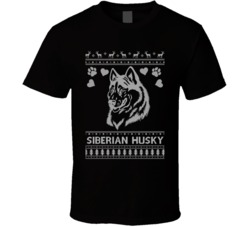 Siberian Husky Dog Owner Lover Ugly Christmas Sweater Long Sleeve T Sh Siberian Husky Dog Owner Lover Ugly Christmas Sweater Long Sleeve T Sh