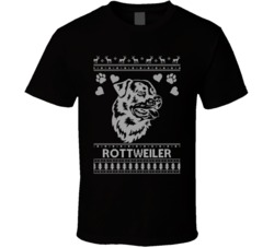 Rottweiler Dog Owner Lover Ugly Christmas Sweater Long Sleeve T Shirt Rottweiler Dog Owner Lover Ugly Christmas Sweater Long Sleeve T Shirt
