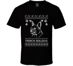 French Bulldog Dog Owner Lover Ugly Christmas Sweater Long Sleeve T Sh