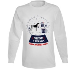 Christmas Is Better With A German Shorthaired Pointer Snowglobe Long S