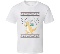 Dragonite Pokemon Ugly Christmas Sweater T Shirt Dragonite Pokemon Ugly Christmas Sweater T Shirt