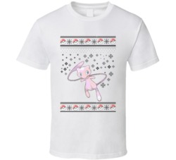 Mew Pokemon Ugly Christmas Sweater T Shirt Mew Pokemon Ugly Christmas Sweater T Shirt