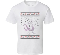 Mewtwo Pokemon Ugly Christmas Sweater T Shirt Mewtwo Pokemon Ugly Christmas Sweater T Shirt