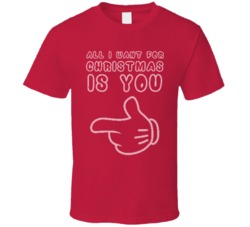 All I Want For Christmas Is You Knit T Shirt All I Want For Christmas Is You Knit T Shirt