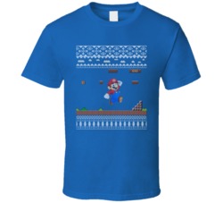 Super Mario Video Game Ugly Christmas Sweater T Shirt Super Mario Video Game Ugly Christmas Sweater T Shirt