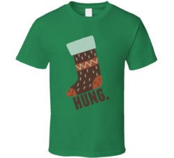 Christmas Stocking Hung Funny Christmas Sweataer T Shirt