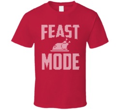 Feast Mode Christmas Turkey Dinner Ugly Sweater T Shirt