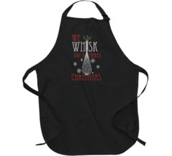 We Whisk You A Merry Christmas Baker Chef Ugly Christmas Sweater Apron
