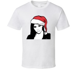 Kim Kardasian Santa Hat Christmas T Shirt Kim Kardasian Santa Hat Christmas T Shirt