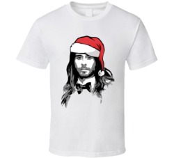 Jared Leto Santa Hat Christmas T Shirt Jared Leto Santa Hat Christmas T Shirt