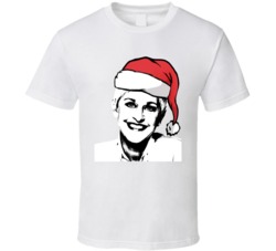 Ellen Degeneres Santa Hat Christmas T Shirt Ellen Degeneres Santa Hat Christmas T Shirt