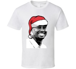 Tiger Woods Santa Hat Christmas T Shirt Tiger Woods Santa Hat Christmas T Shirt