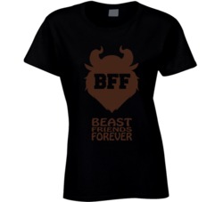 Wreck It Ralph Belle Bff Beast Friends Forever Womens T Shirt Wreck It Ralph Belle Bff Beast Friends Forever Womens T Shirt