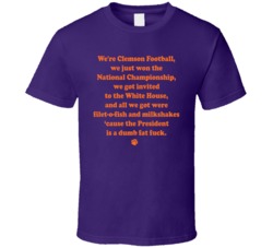 Michael Rapaport Clemson Football Championship T Shirt