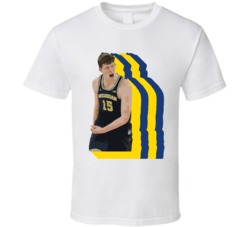 Jon Teske Michigan Basketball Retro T Shirt Jon Teske Michigan Basketball Retro T Shirt