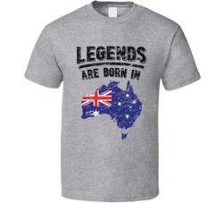 Legends Are Born In Australia Vintage T Shirt Legends Are Born In Australia Vintage T Shirt
