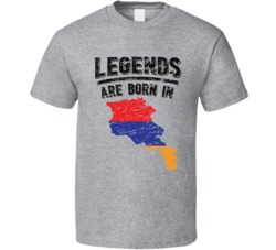 Legends Are Born In Armenia Vintage T Shirt Legends Are Born In Armenia Vintage T Shirt