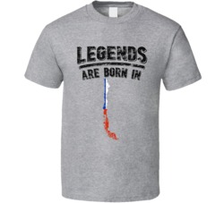Legends Are Born In Chile Vintage T Shirt Legends Are Born In Chile Vintage T Shirt