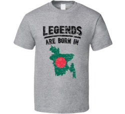Legends Are Born In Bangladesh Vintage T Shirt Legends Are Born In Bangladesh Vintage T Shirt