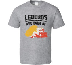 Legends Are Born In Bhutan Vintage T Shirt Legends Are Born In Bhutan Vintage T Shirt