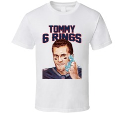 Tommy Six Rings Tom Brady Football Master Fan T Shirt Tommy Six Rings Tom Brady Football Master Fan T Shirt