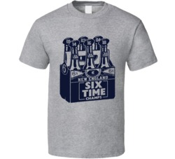 New England Six Time Champs Beer Pack T Shirt New England Six Time Champs Beer Pack T Shirt
