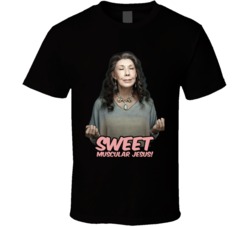 Frankie Bergstein Grace Sweet Muscular Jesus Funny T Shirt Frankie Bergstein Grace Sweet Muscular Jesus Funny T Shirt