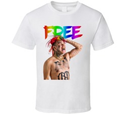 Free 6ix9ine Rainbow Music Fan T Shirt Free 6ix9ine Rainbow Music Fan T Shirt
