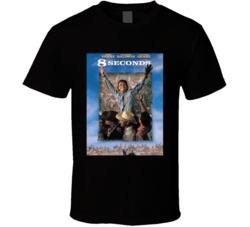 Luke Perry 8 Seconds Rodeo Movie Poster Fan T Shirt Luke Perry 8 Seconds Rodeo Movie Poster Fan T Shirt