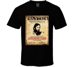 Luke Perry A Gunfighters Pledge Movie Poster Fan T Shirt Luke Perry A Gunfighters Pledge Movie Poster Fan T Shirt