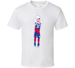 Johnny Butler Philadelphia Basketball Team Color T Shirt Johnny Butler Philadelphia Basketball Team Color T Shirt