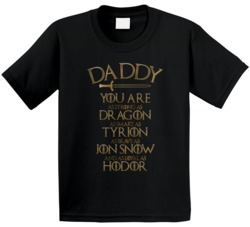 Game Of Thrones Daddy Daughter T Shirt Game Of Thrones Daddy Daughter T Shirt