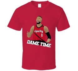 Dame Time Damian Lillard Cartoon T Shirt Dame Time Damian Lillard Cartoon T Shirt